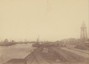 Harbor by Théodule Devéria
